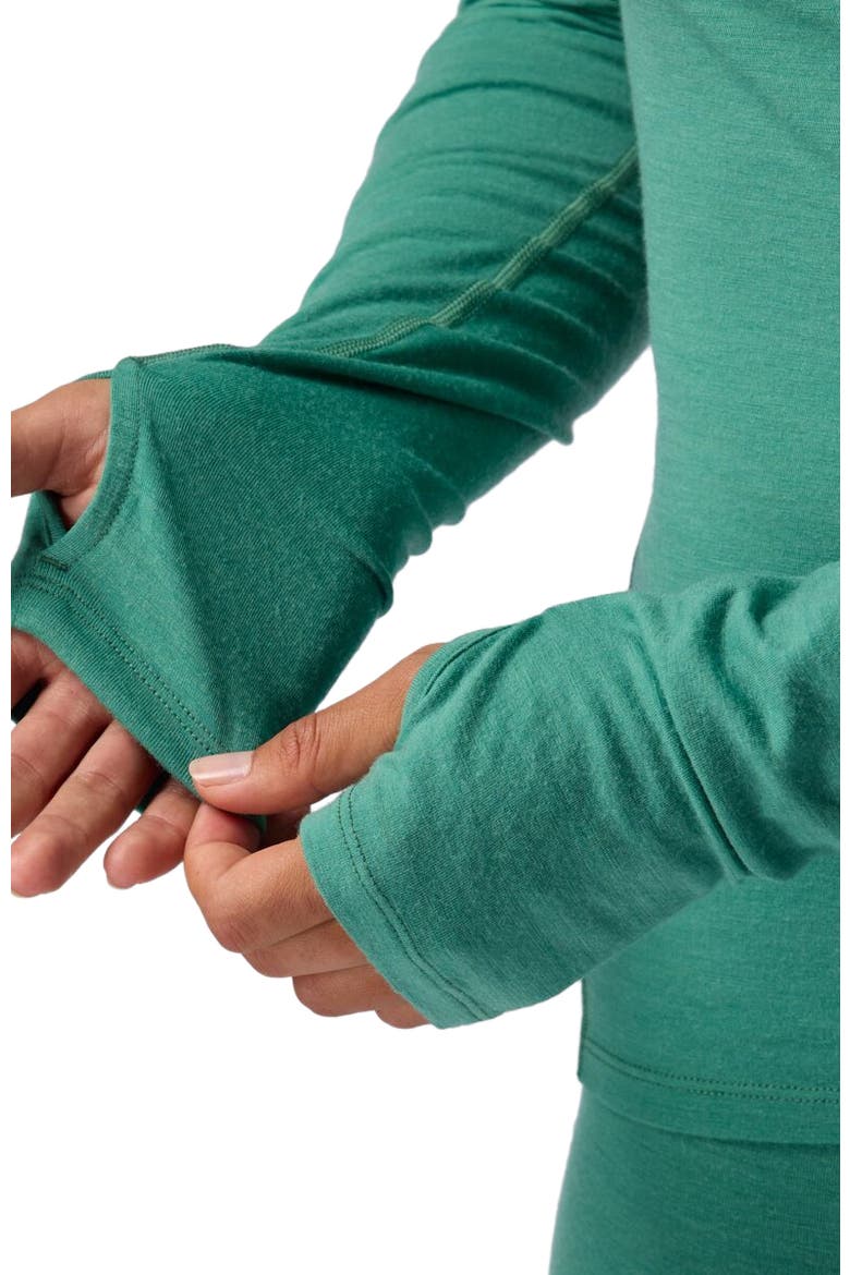 Cedars Rws Merino Lt-Wt Baselayer Balaclava Top - Women's, Alternate, color, Gearhead Green