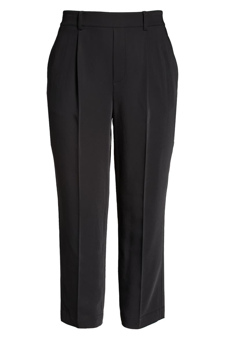 Tapered Pull-On Pants, Alternate, color, BLACK