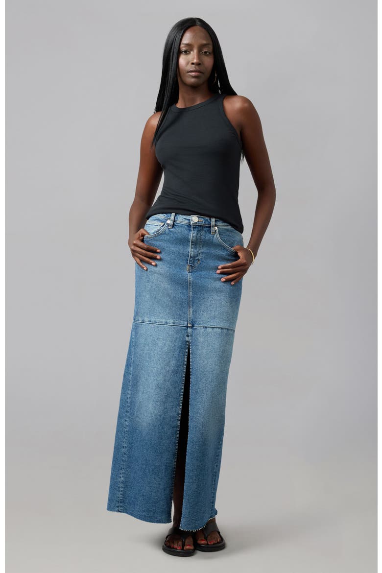 Madlyn High Rise Maxi Skirt, Alternate, color, Twilight
