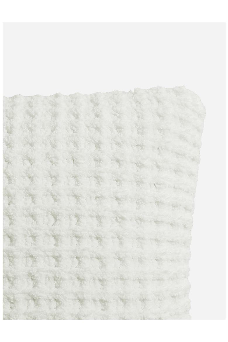 Snug Waffle Throw Pillow, Alternate, color, OFF WHITE