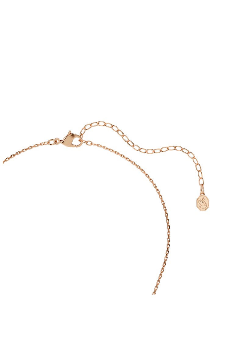 Constella Crystal Pendant Necklace, Alternate, color, ROSE GOLD