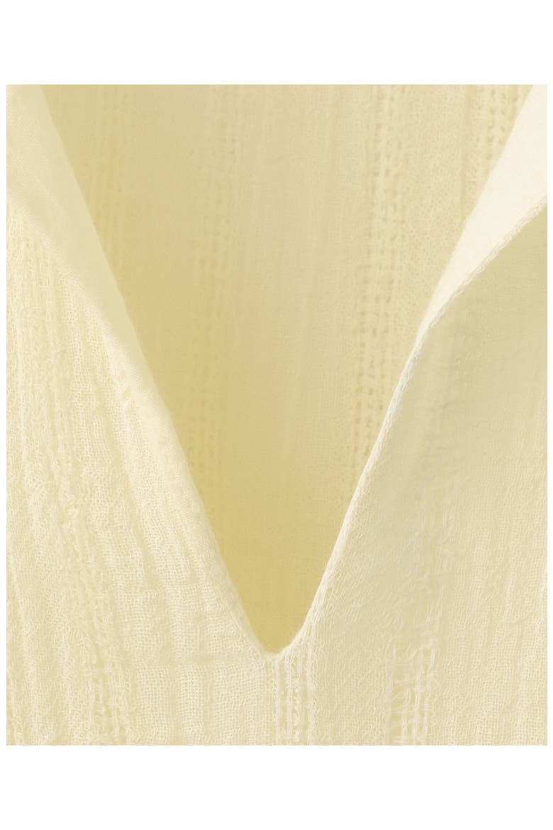 Beaded Cotton Top, Alternate, color, YELLOW