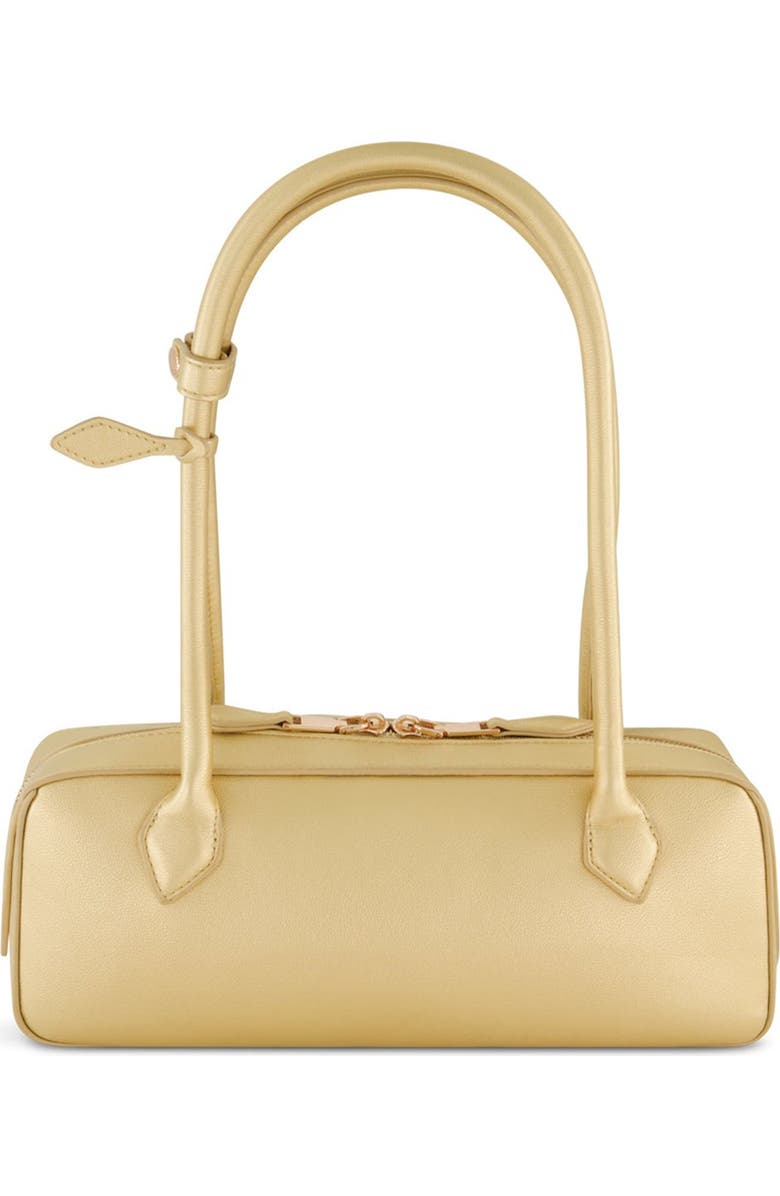 The Noli Shop Reese Metallic Leather Bag, Main, color, Gold