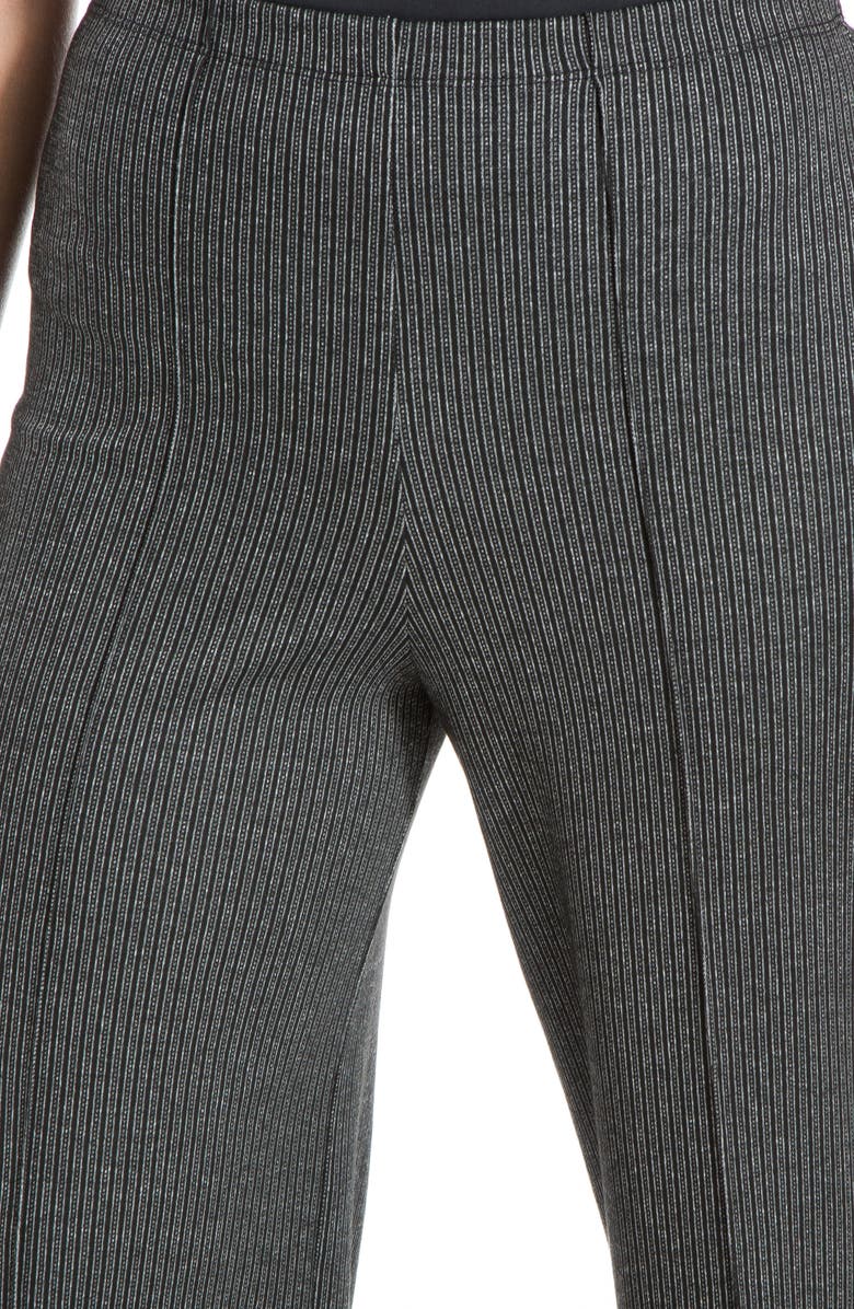 MAX STUDIO Herringbone Wide Leg Pants, Alternate, color, Black/ Charcoal