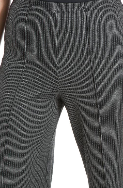 Max Studio Herringbone Wide Leg Pants In Gray