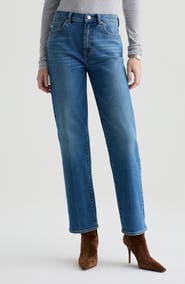 AG Brinley Mid Rise Straight Leg Jeans