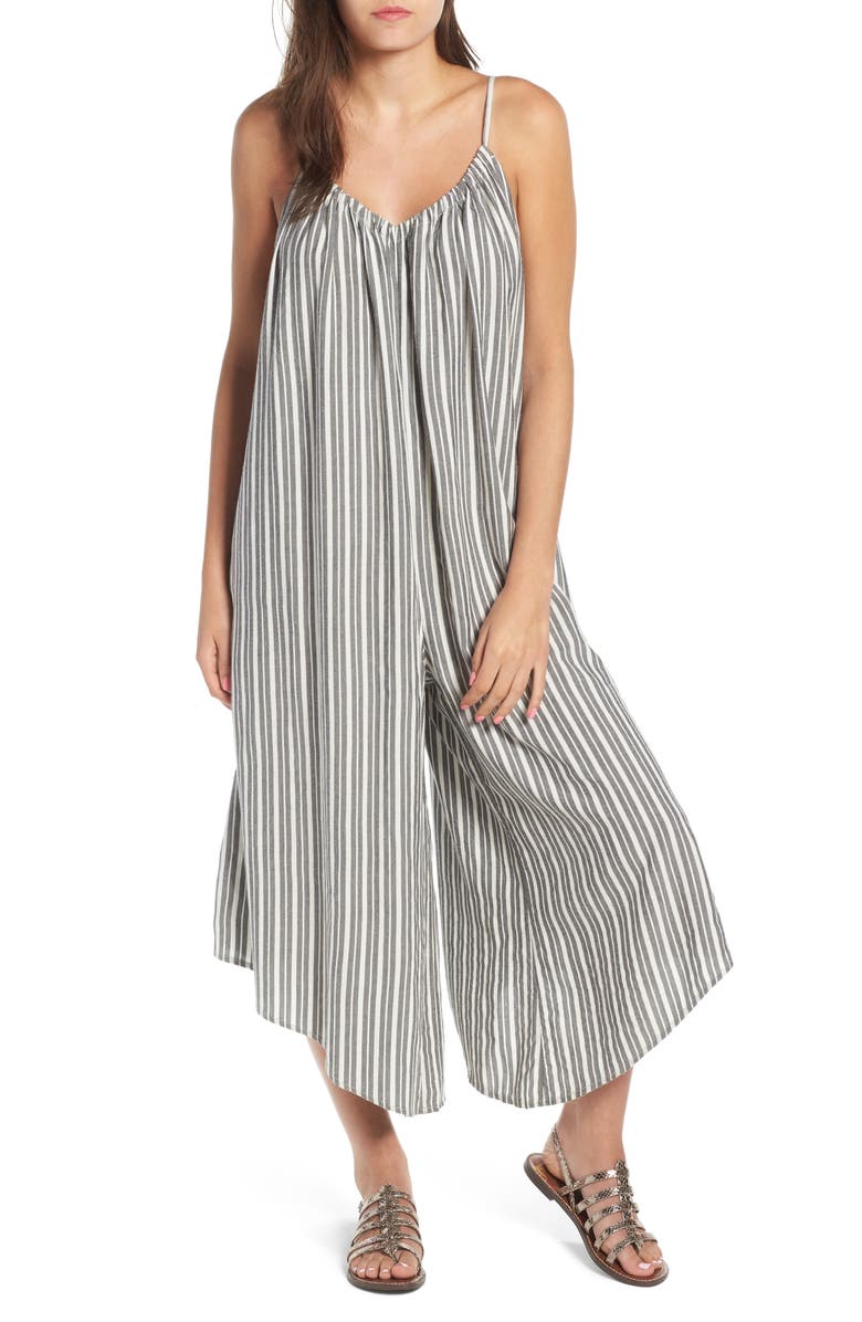 Billabong Del Sur Stripe Jumpsuit, Main, color, 