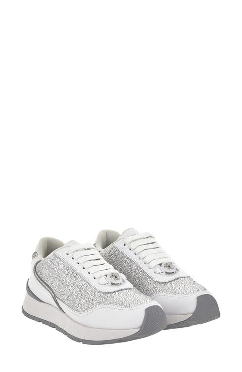 Rosé Muse Glitter Point Sneakers ホワイト Rosé Muse Glitter point sneakers ホワイト Rose Muse Glitter