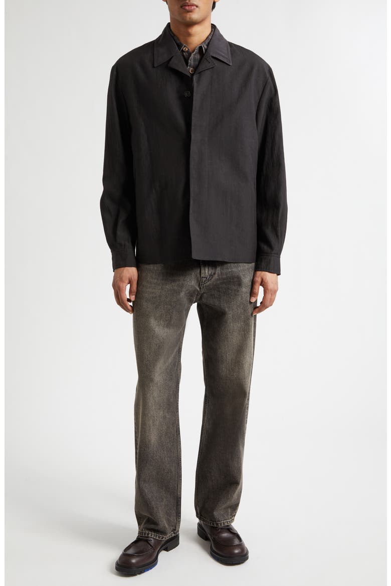 Pack Linen Blend Jacket, Alternate, color, SOOT BLACK TECHFLAX