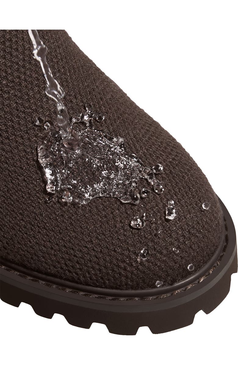 VIVAIA Round-Toe Stretchy Wool Knee-High Boots, Alternate, color, Dark Chocolate