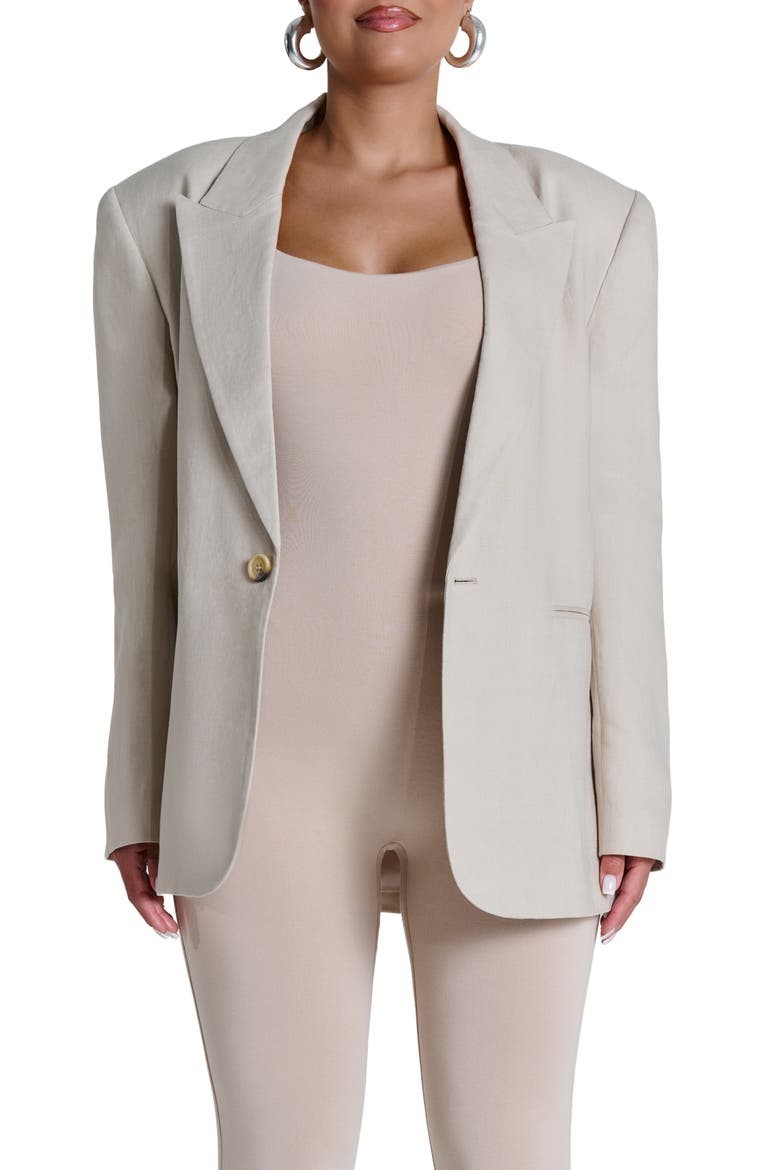 Stretch Jersey Capri Jumpsuit, Alternate, color, SOFT BEIGE
