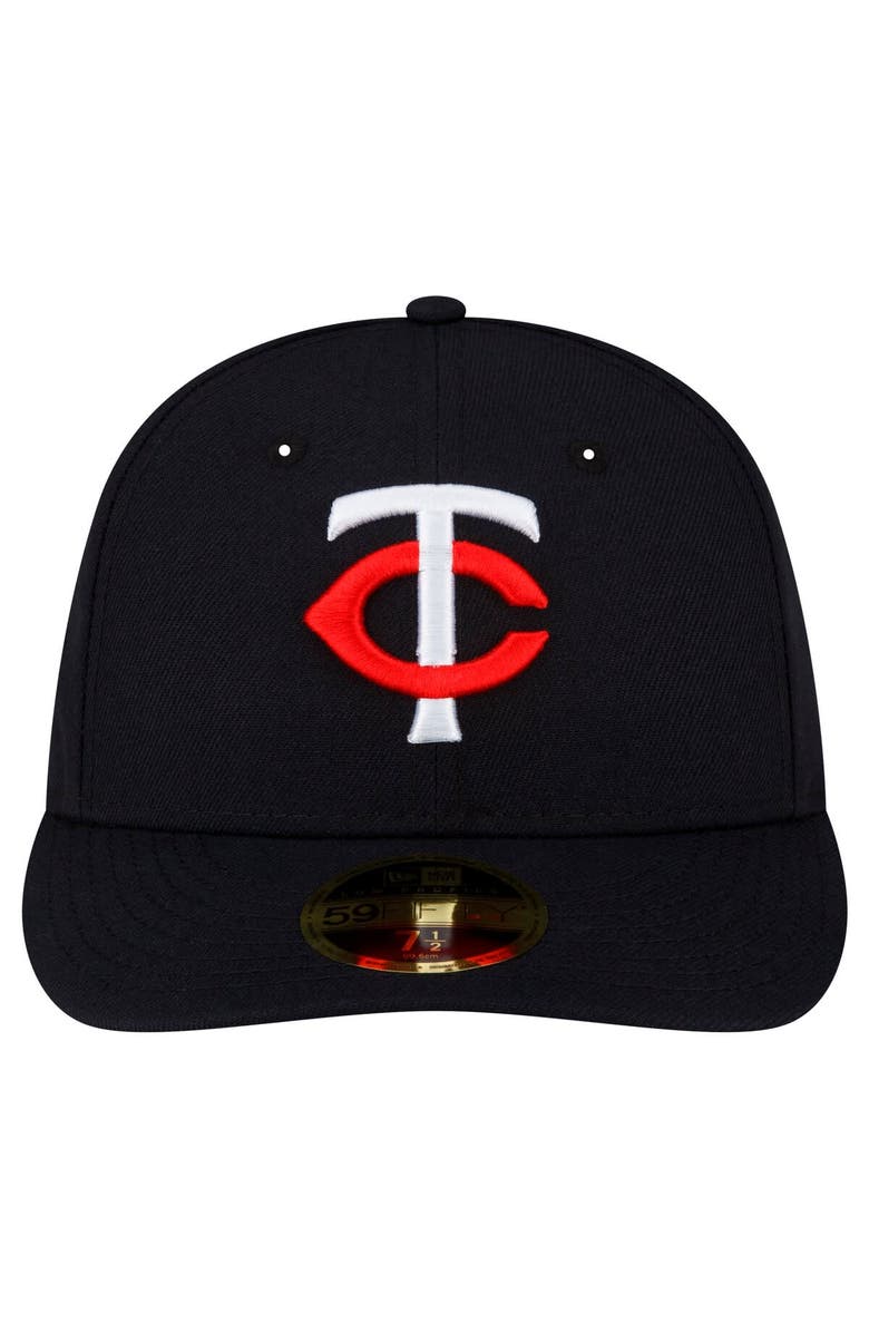 New Era Men's New Era Navy Minnesota Twins National Baseball Hall of Fame Low Profile 59FIFTY Fitted Hat, Alternate, color, 