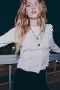 H&M Frill-trimmed Cardigan