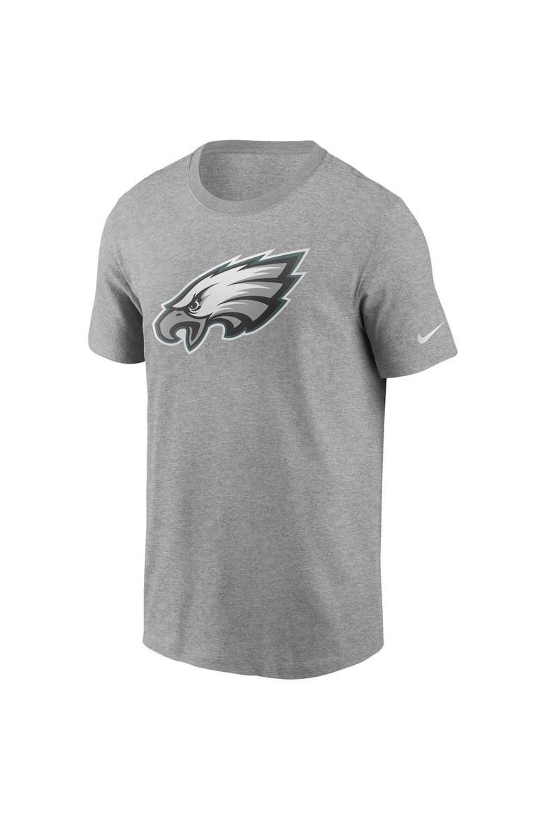 Men's Nike Heathered Gray Philadelphia Eagles Primary Logo T-Shirt, Alternate, color, Heather Gray