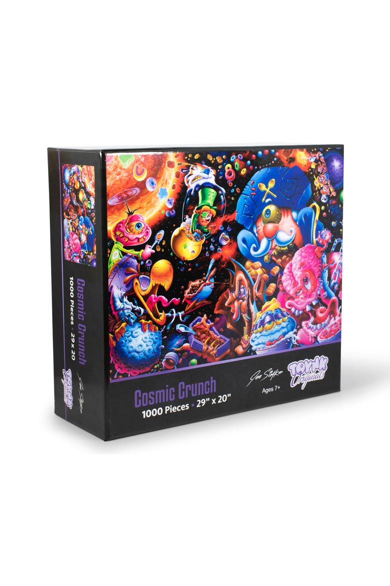 Cosmic Crunch Breakfast Cereal Puzzle By Joe Simko | 1000 Piece Jigsaw Puzzle, Main, color, Multi-Color