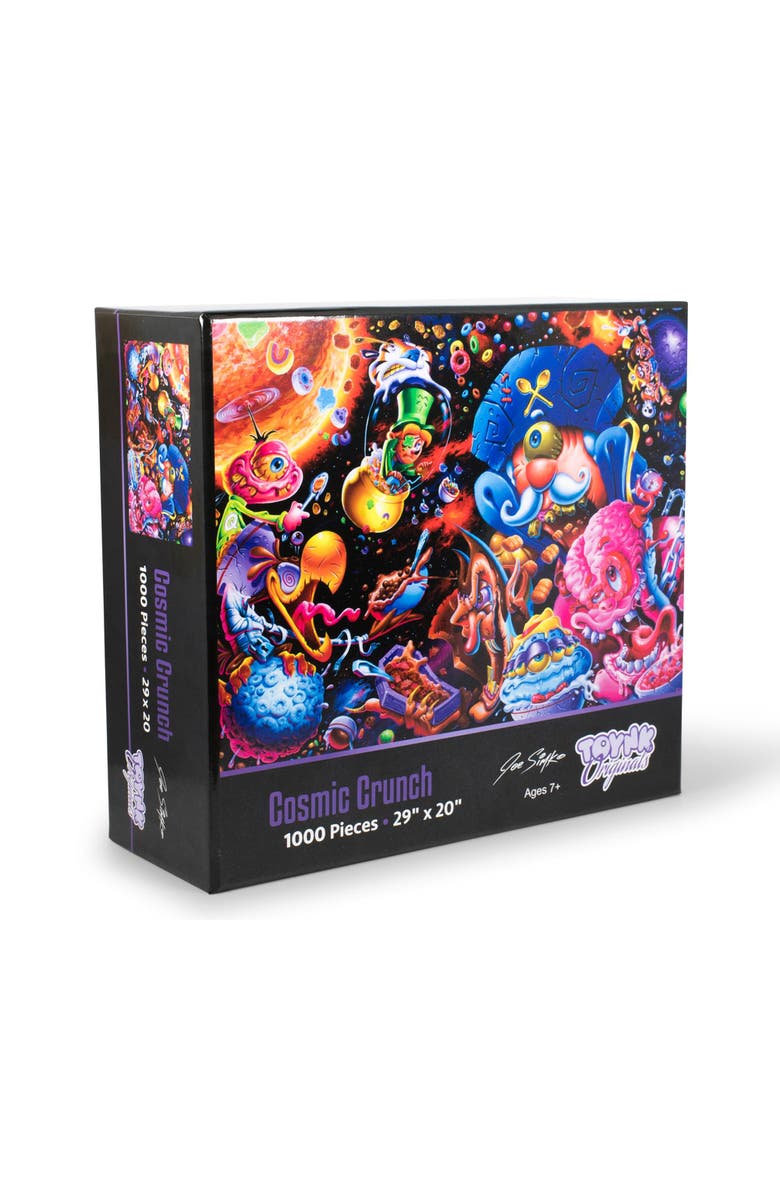 Toynk Cosmic Crunch Breakfast Cereal Puzzle By Joe Simko | 1000 Piece Jigsaw Puzzle, Main, color, Multi-Color