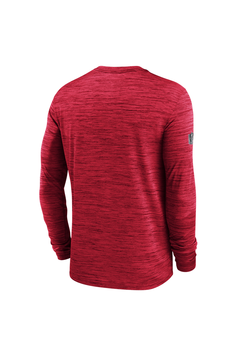 Men's Nike Red New England Patriots Sideline Offensive Transition Velocity Dri-FIT Long Sleeve T-Shirt, Alternate, color, Red