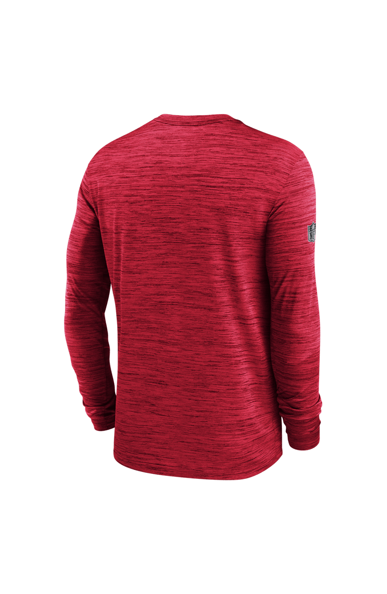 Nike Men's Nike Red New England Patriots Sideline Offensive Transition Velocity Dri-FIT Long Sleeve T-Shirt, Alternate, color, Red