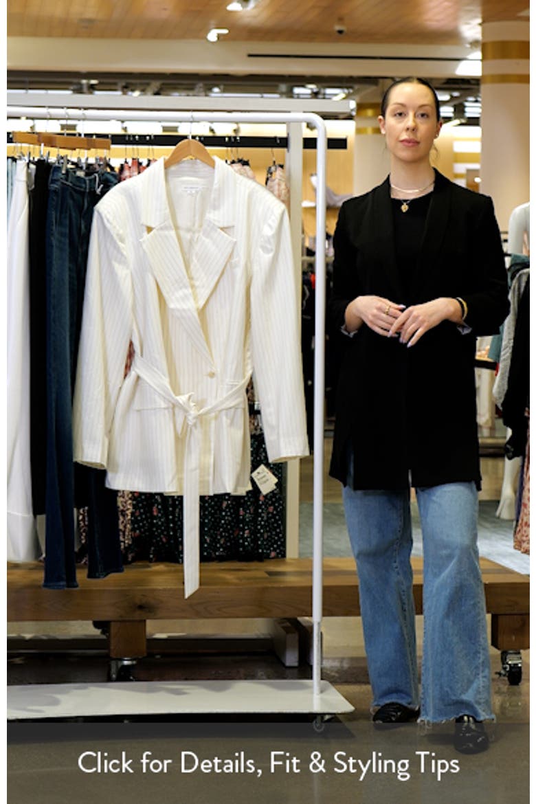 Essential Belted Suit Blazer video