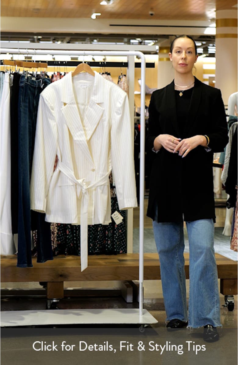 Essential Belted Suit Blazer, sales video thumbnail
