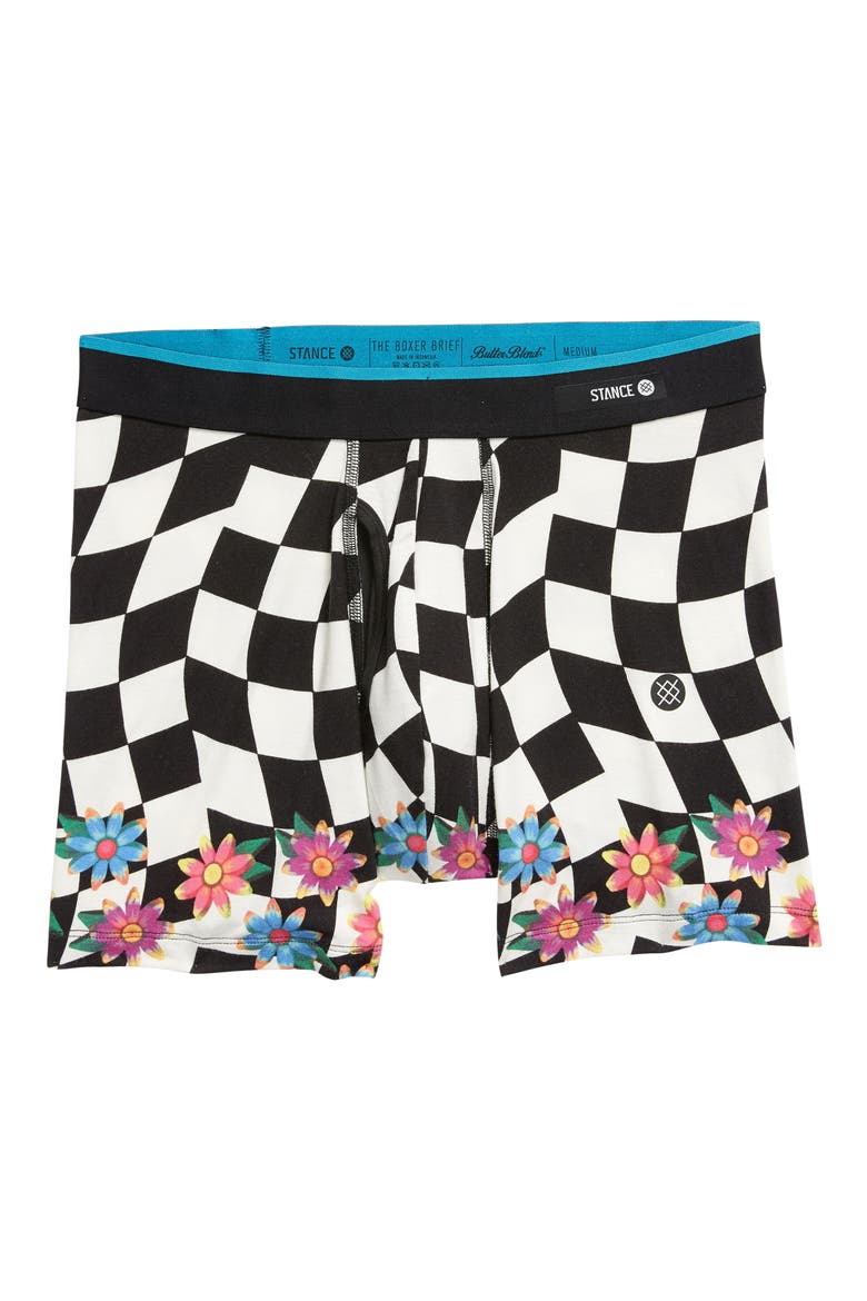 Check Daze Boxer Briefs, Alternate, color, BLACK