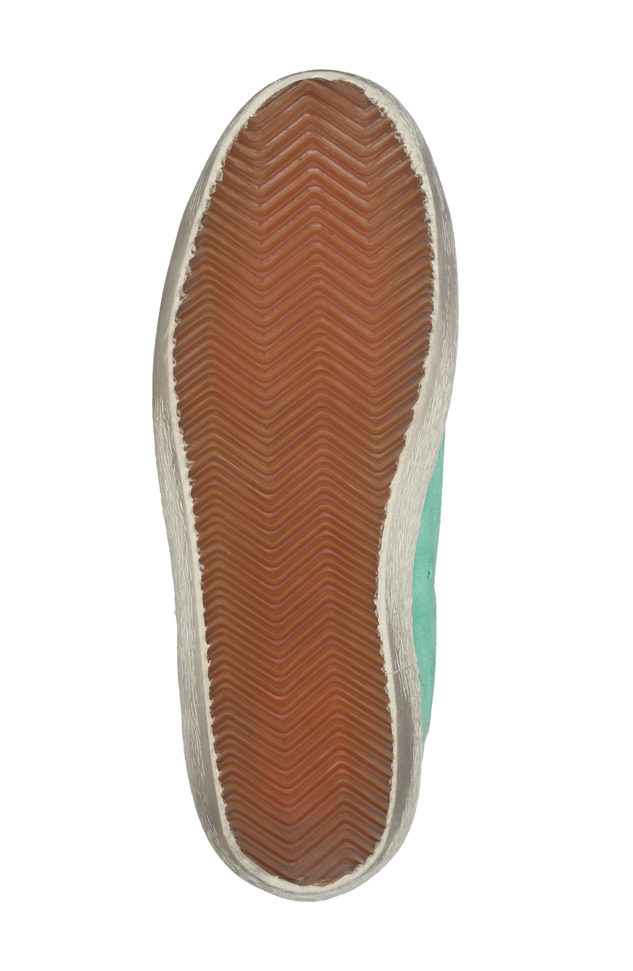 Golden Goose Super-Star Low Top Sneaker, Alternate, color, Aquamarine/ White