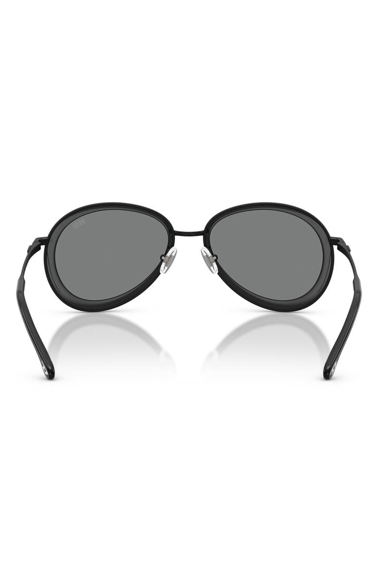 DIESEL<sup>®</sup> DL1016 54mm Oval Sunglasses, Alternate, color, Matte Black / Dark Grey