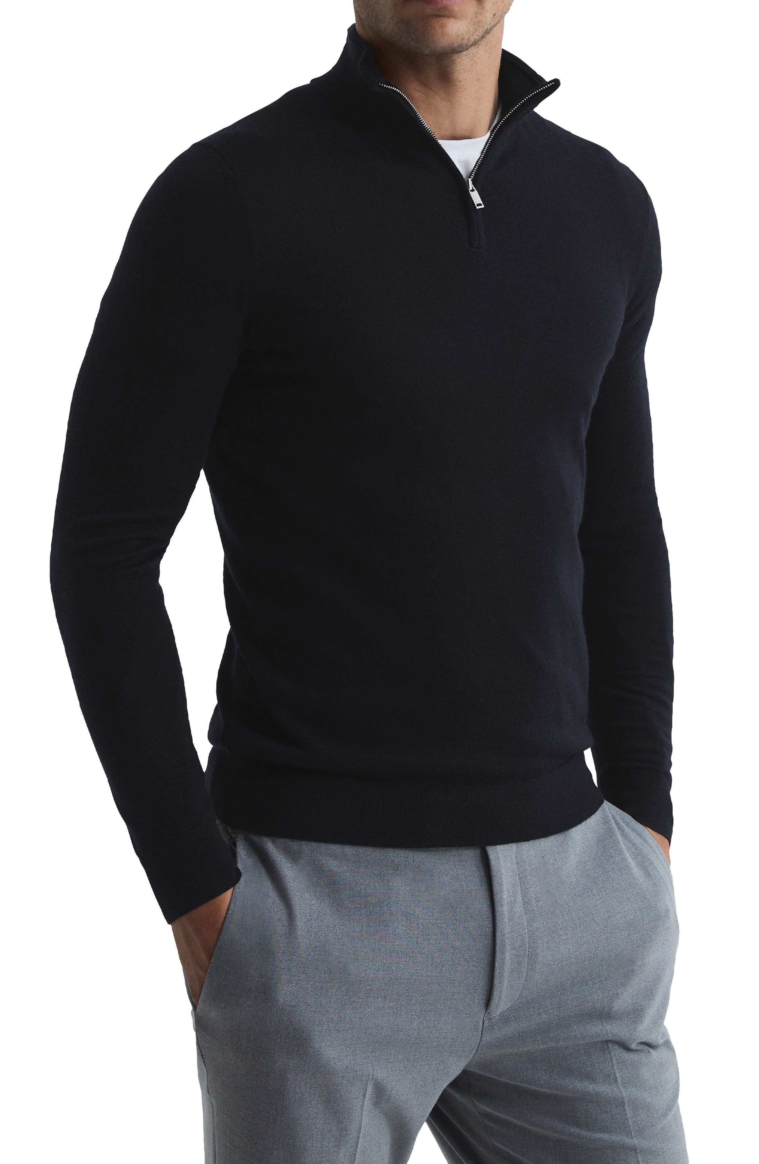 Blackhall Quarter Zip Wool Sweater - image 5