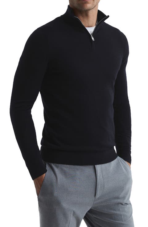 Blackhall Quarter Zip Wool Sweater