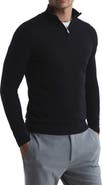 Reiss Blackhall Quarter Zip Wool Sweater