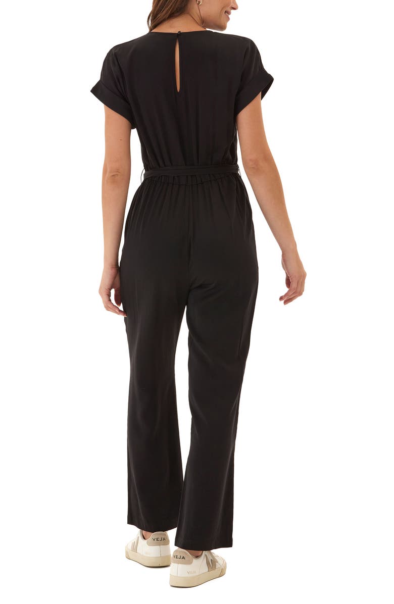 Threads 4 Thought Odyssa Tie Waist Jumpsuit, Alternate, color, 