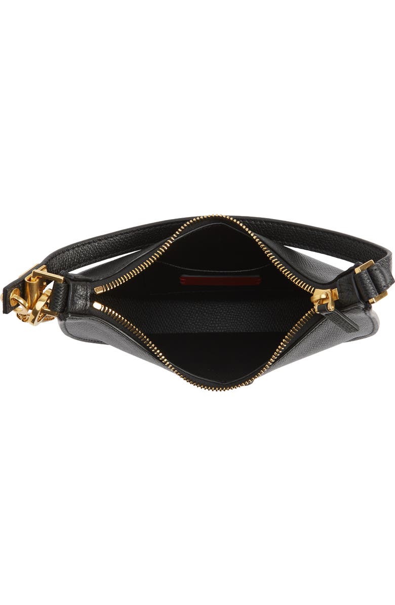 Valentino Garavani Mini VLOGO Leather Hobo, Alternate, color,