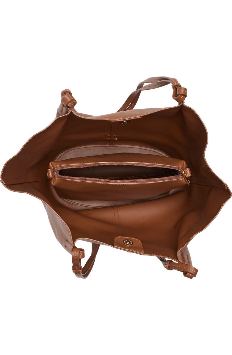 Melie Bianco Lydia Tote Bag, Alternate, color, Saddle