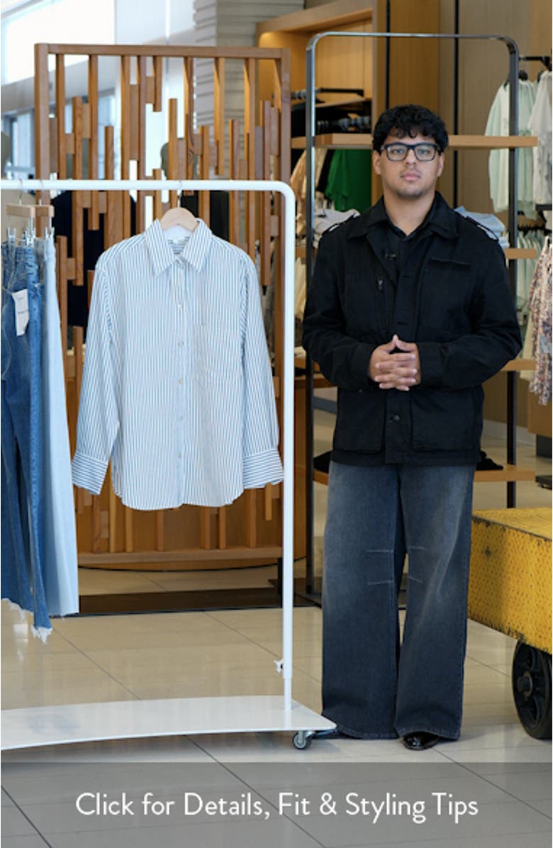 Furrow Stripe Button-Up Shirt, sales video thumbnail