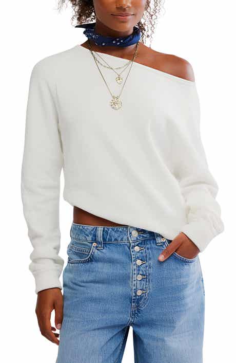 Free People Jess One-Shoulder Thermal Top