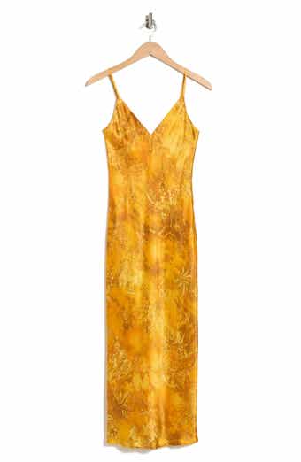 L'AGENCE Seridie Jungle Silk Slipdress