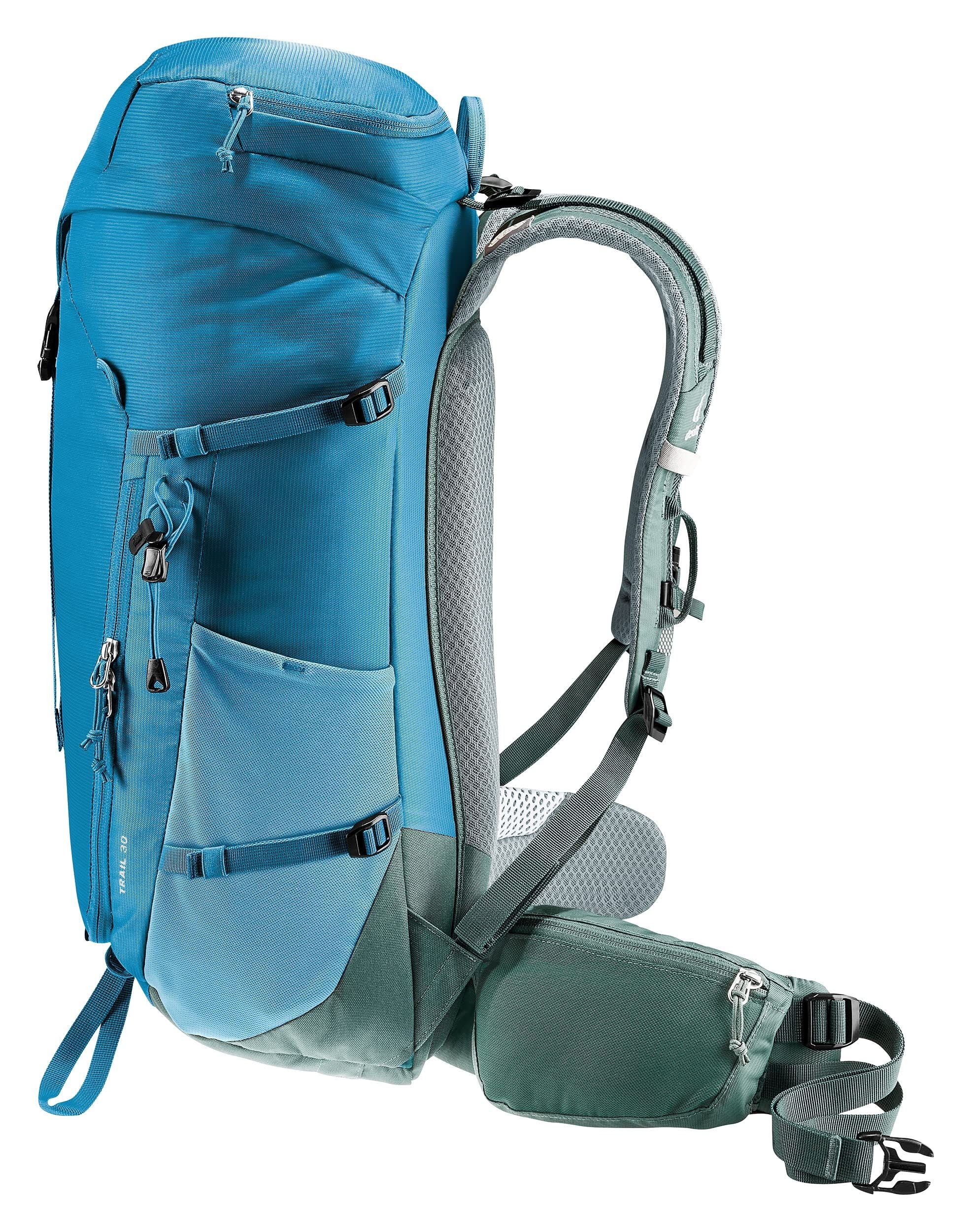 Trail 30L Backpack with Narrow Fit, Alternate, color, Wave-Ivy