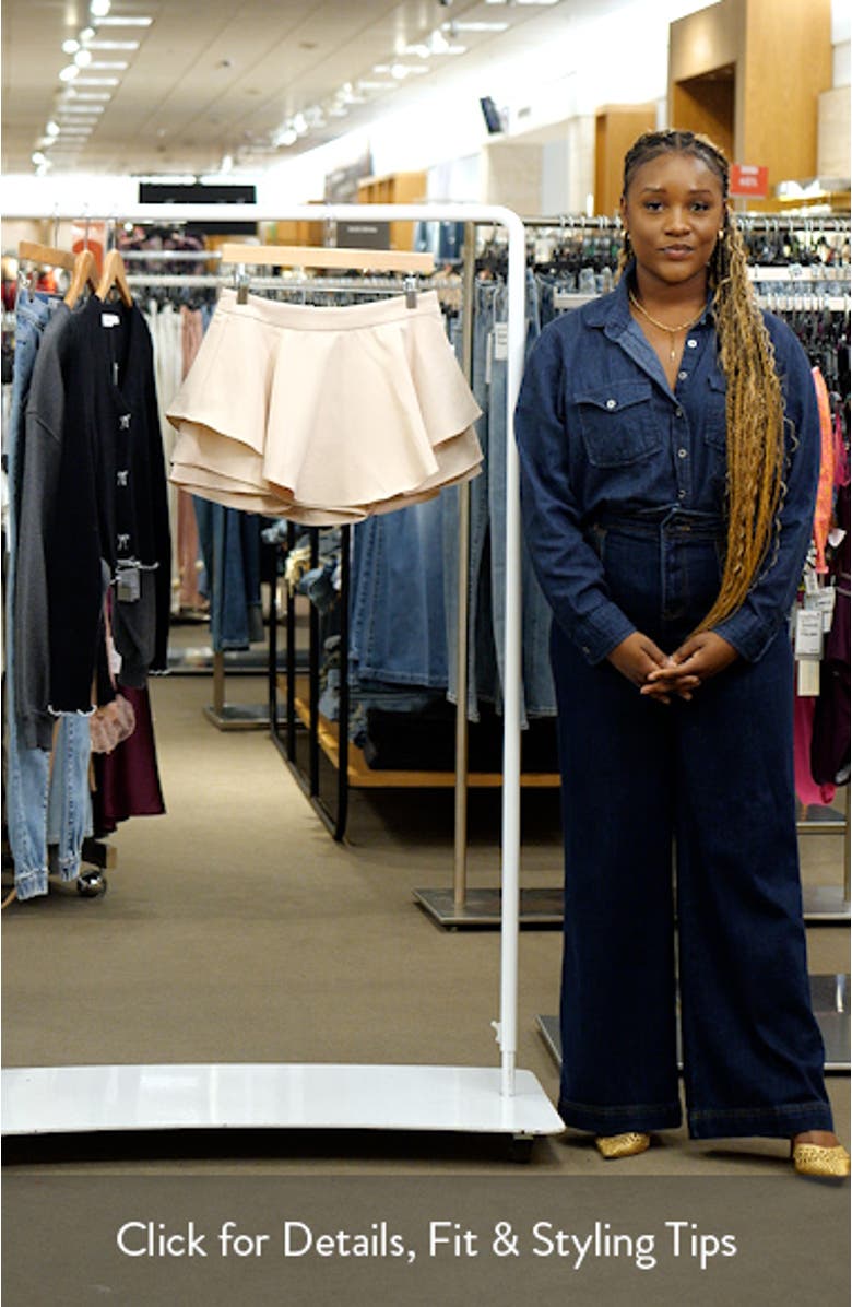 Ruffle Overlay Skort, sales video thumbnail