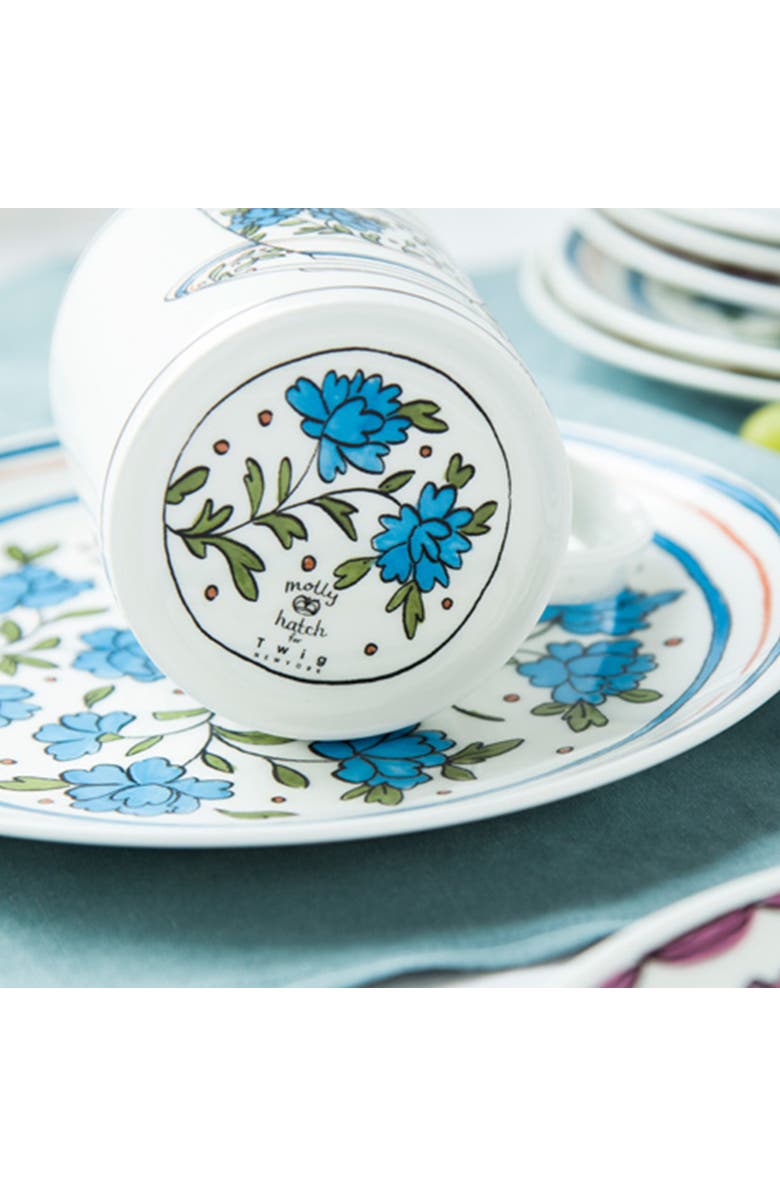 Twig New York Heritage Bachelor Button Mug, Alternate, color, Multi