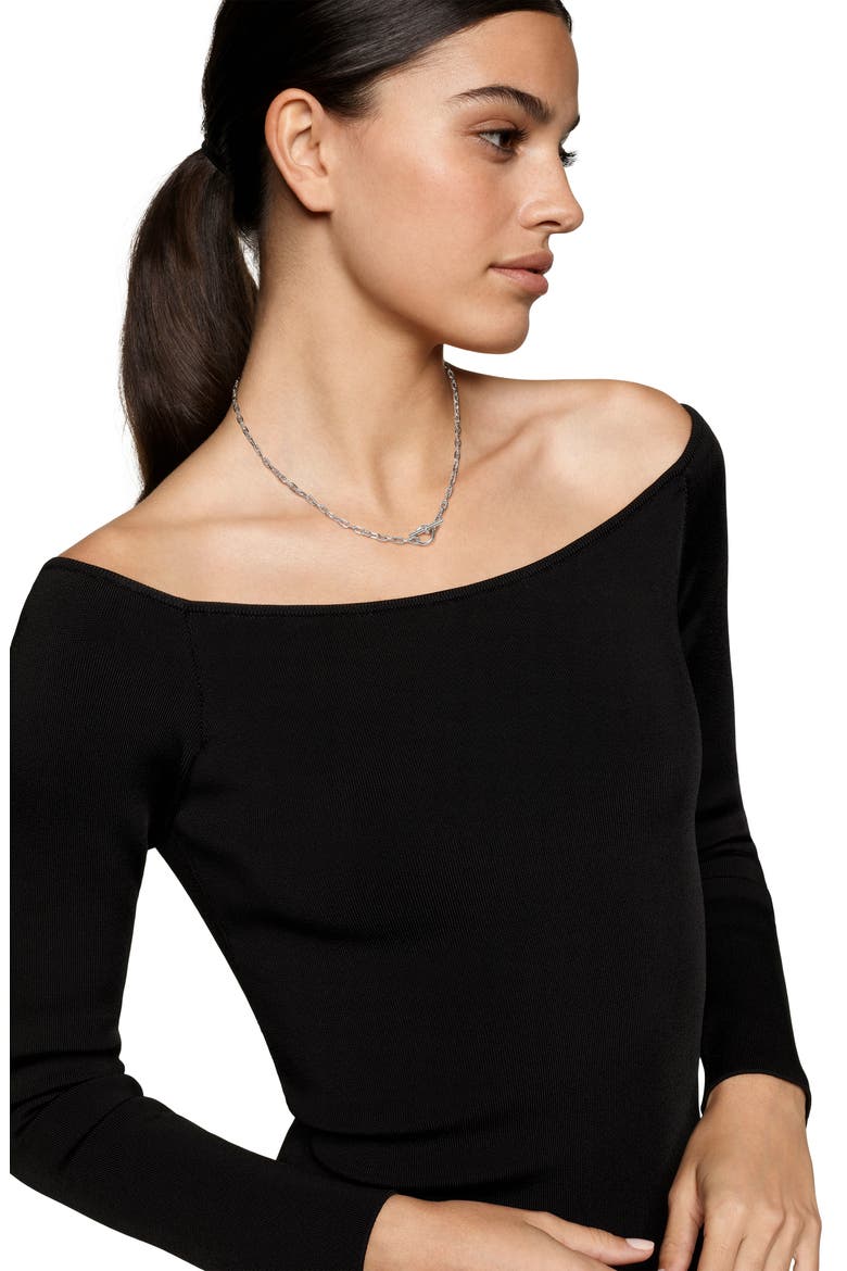 DY Madison® Toggle Chain Necklace in Sterling Silver, 3mm, Alternate, color, SILVER