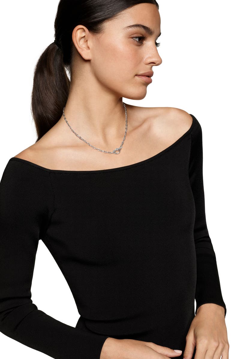 David Yurman DY Madison<sup>®</sup> Toggle Chain Necklace in Sterling Silver, 3mm, Alternate, color, Silver