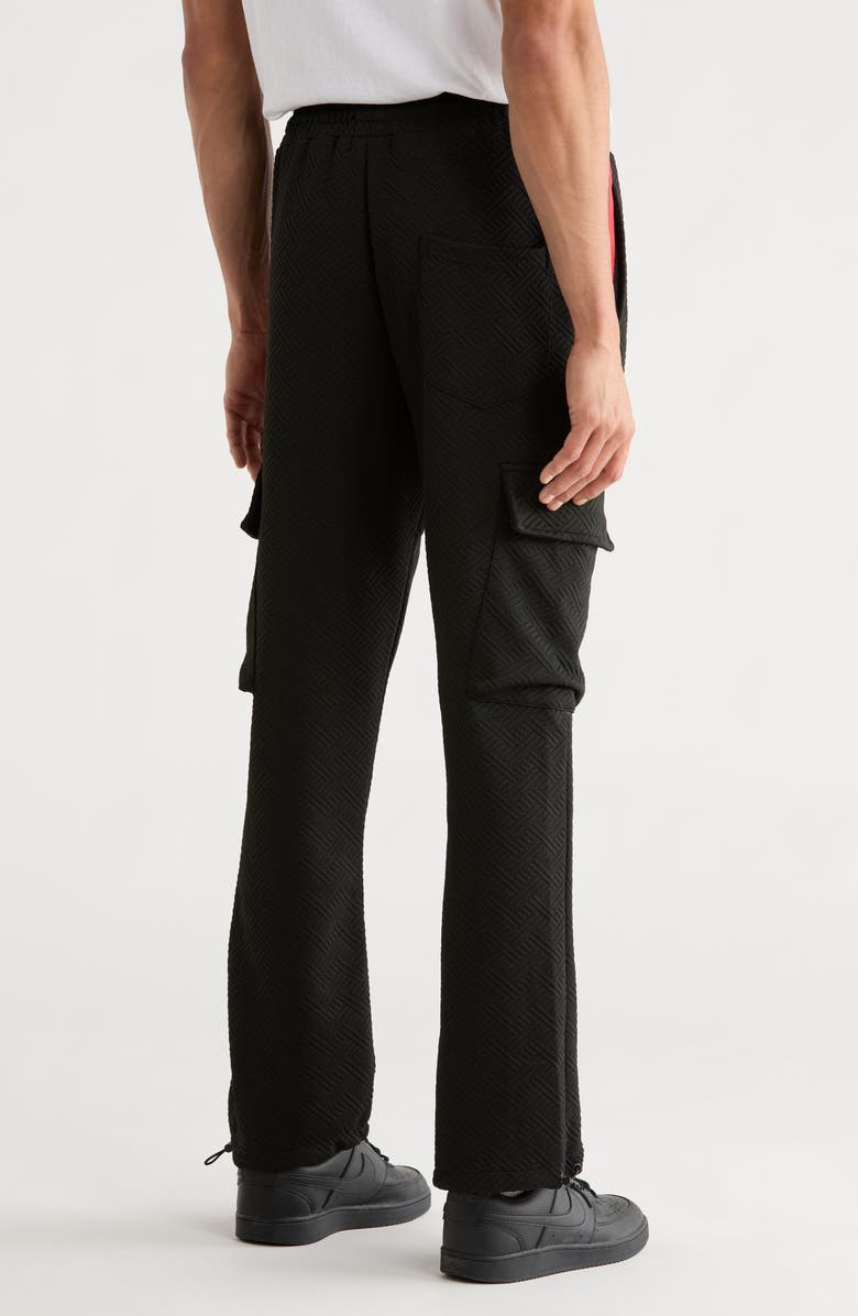 AMERICAN STITCH Stripe Textured Track Pants, Alternate, color, Black