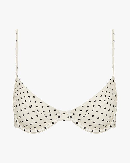 Weworewhat Full Coverage Underwire Bikini Top In White