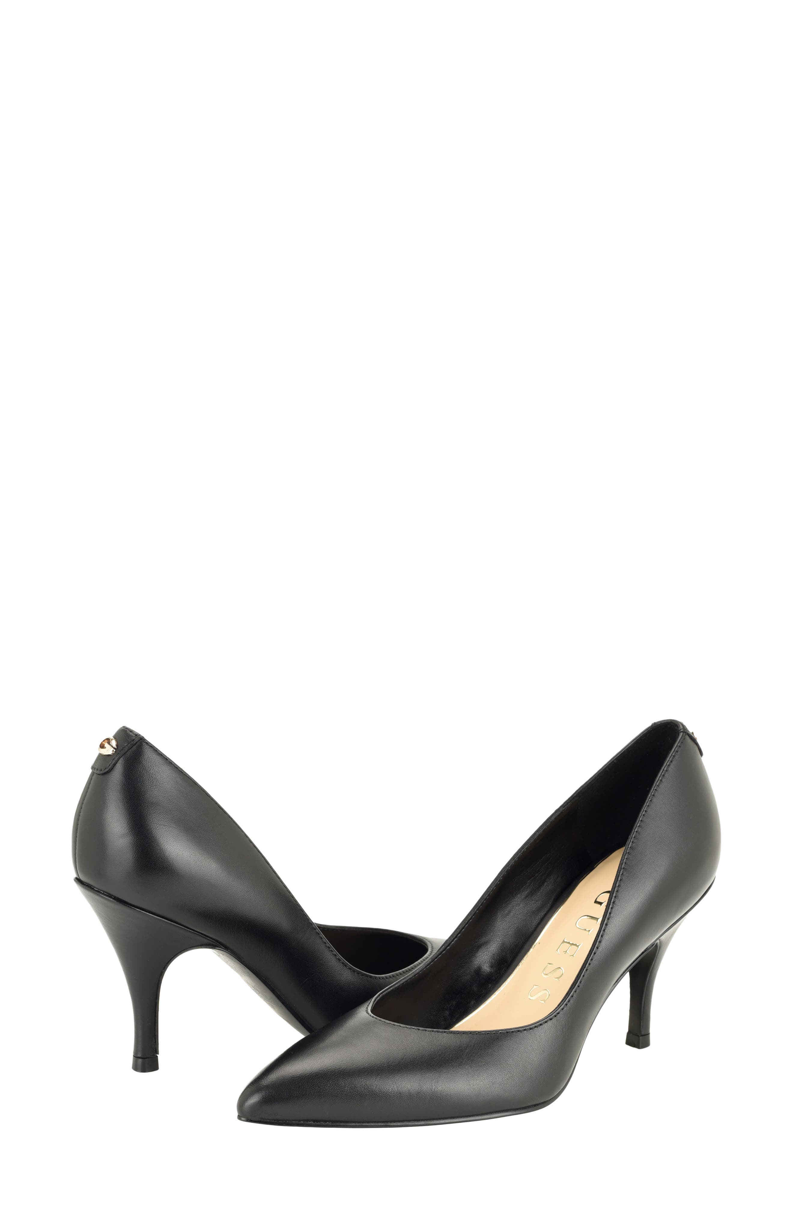 Tango Pointed Toe Pump, Alternate, color, BLACK