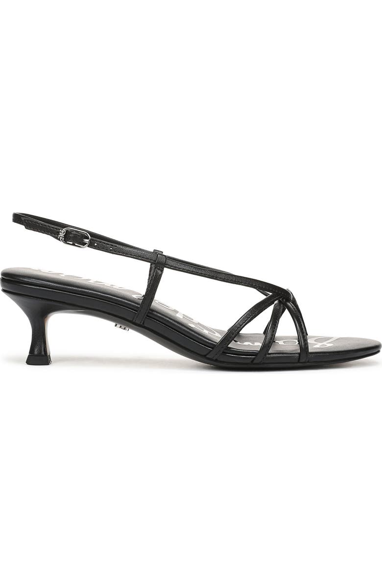 Sam Edelman Cressa Slingback Kitten Heel Sandal, Alternate, color, Black