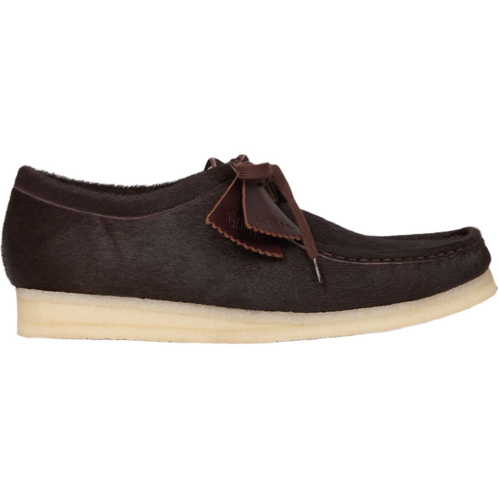 Sandro Pony-hair Effect Wallabee Derbies In Brown