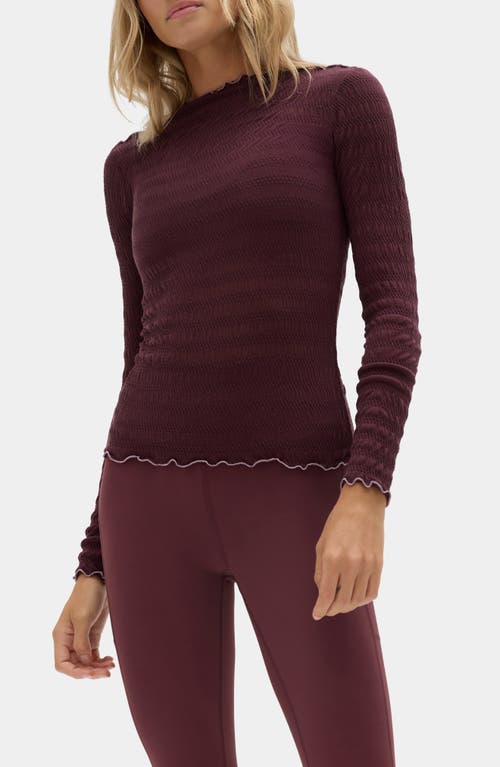 Halfdays Ynes Texture Top In Red