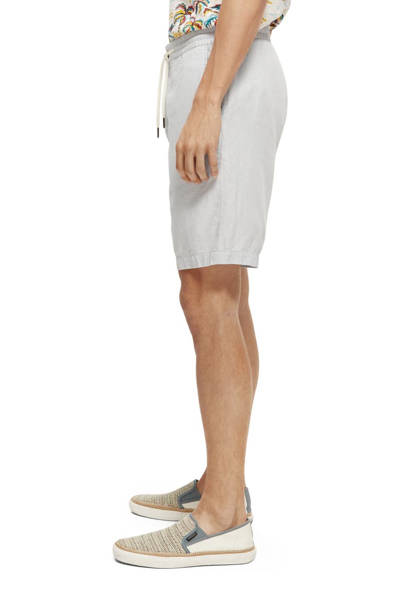 Scotch & Soda Fave Organic Cotton & Linen Beach Shorts, Alternate, color,