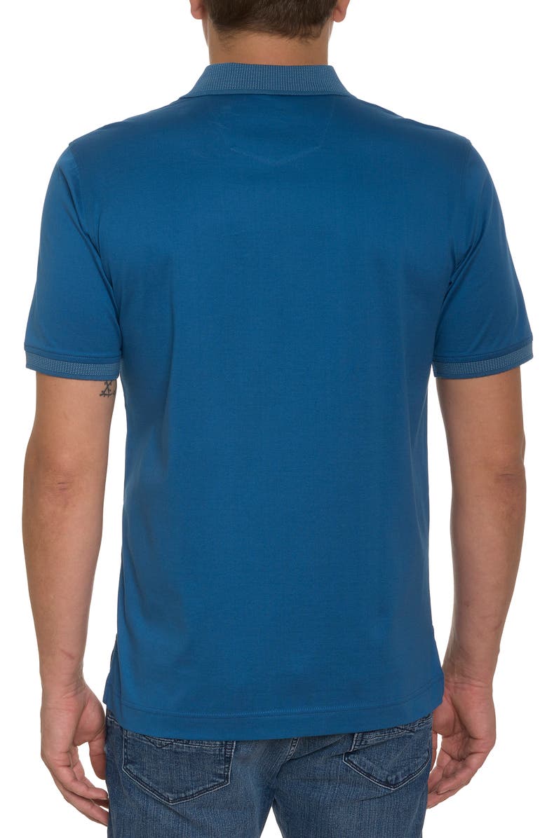 Robert Graham Archie 2 Skull Appliqué Polo, Alternate, color, 