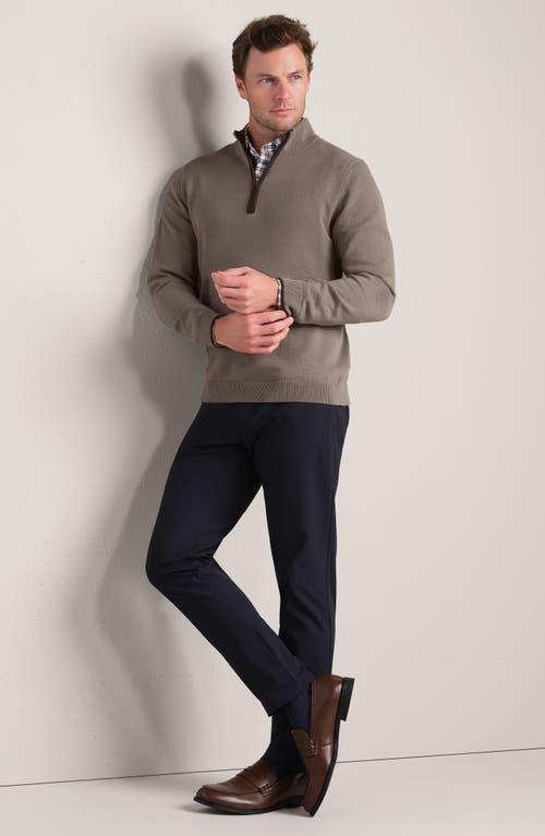 Rhone Commuter Quarter Zip Sweater In Gray